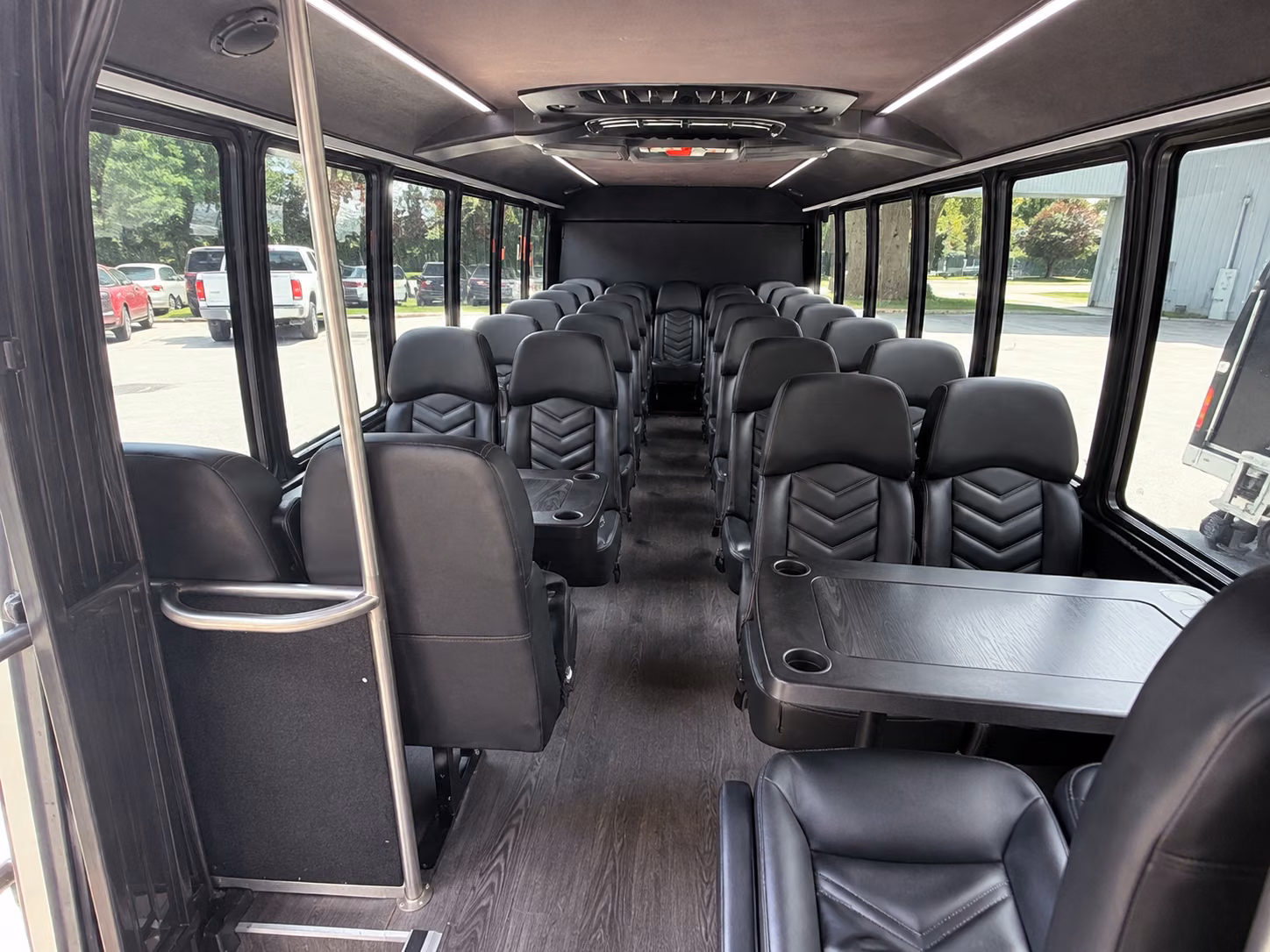 inglewood 15 passenger minibus inside