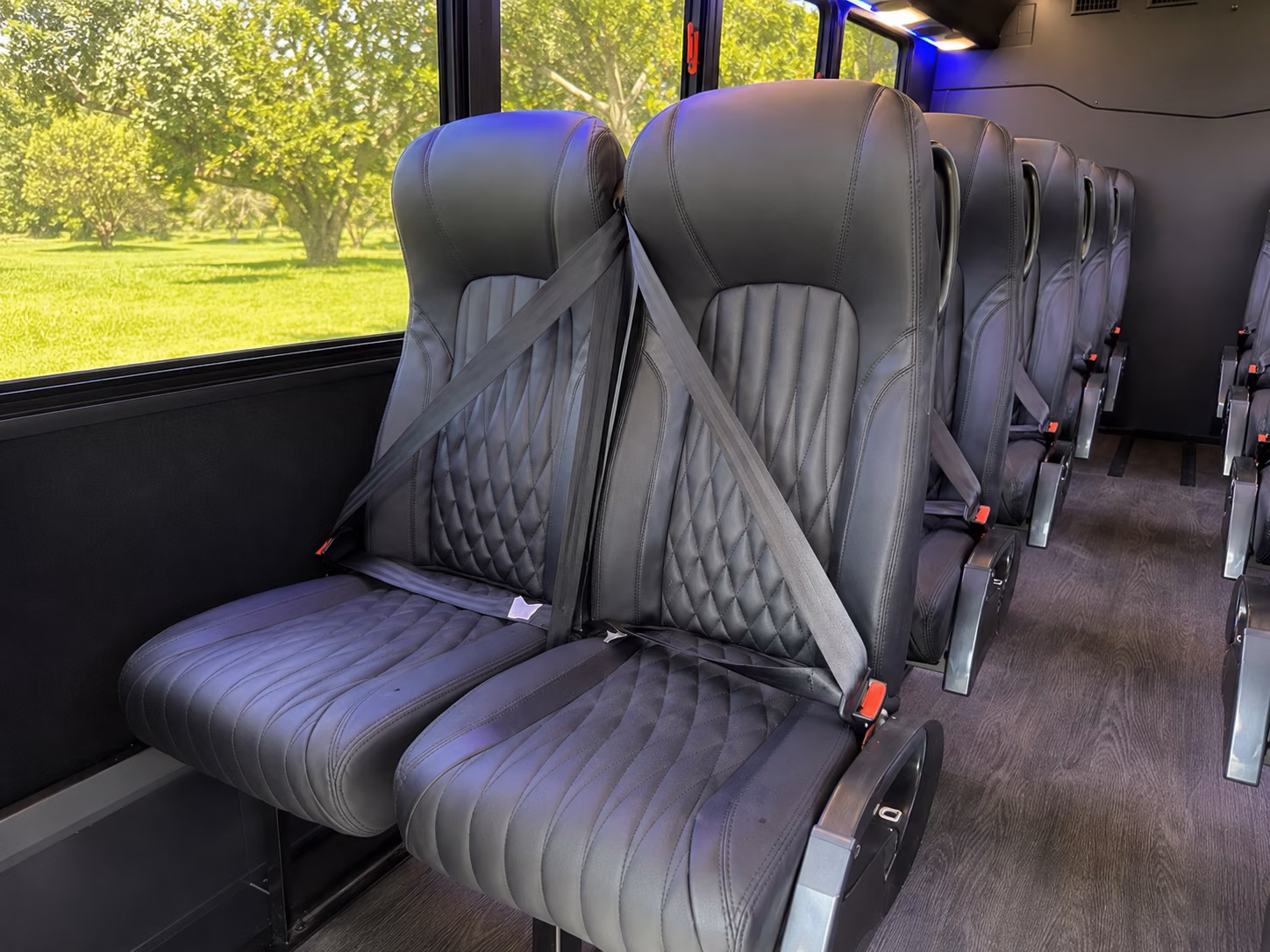 inglewood 15 passenger minibus interior