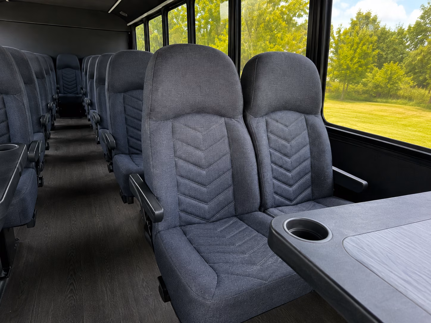inglewood 20 passenger minibus inside