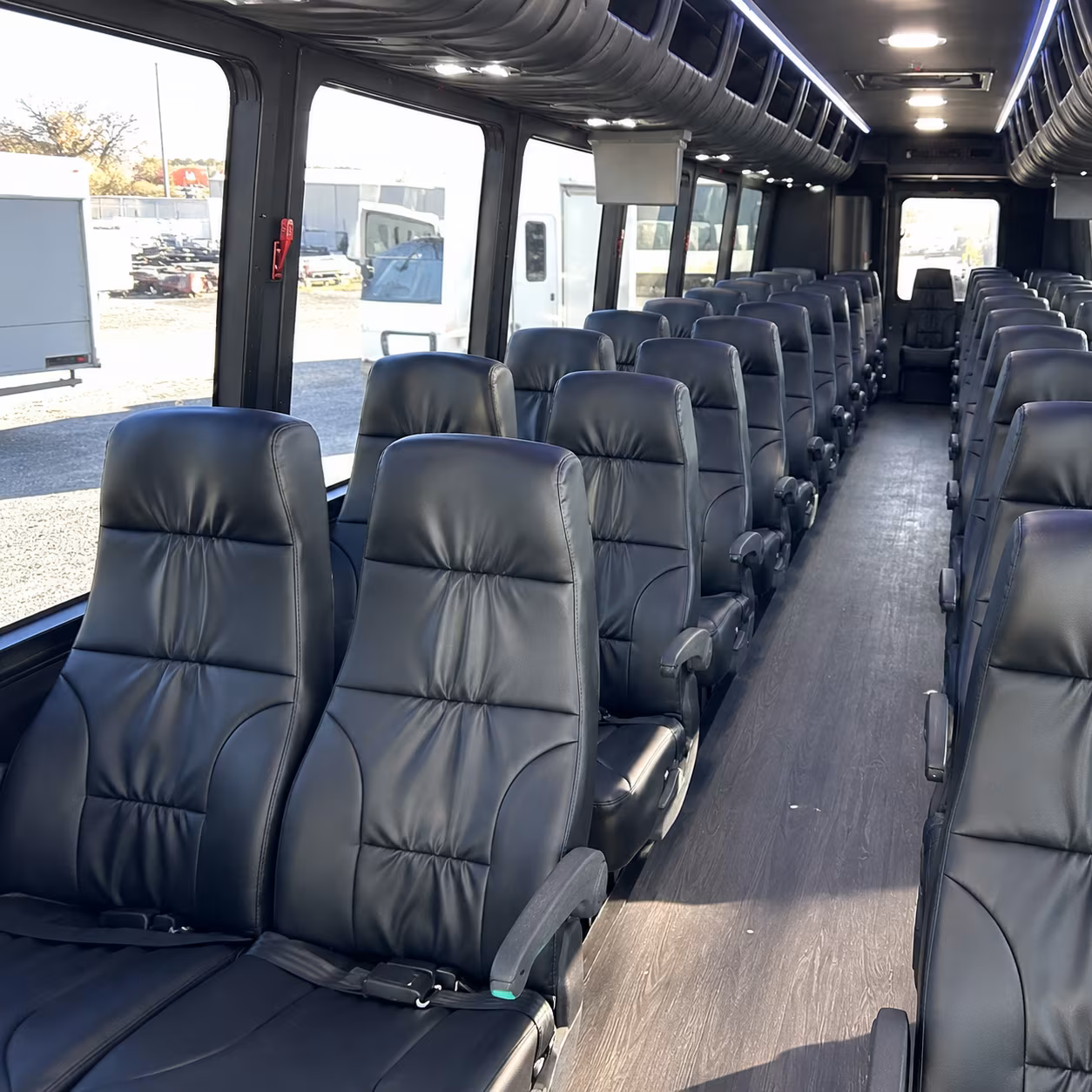 inglewood 25 passenger minibus inside