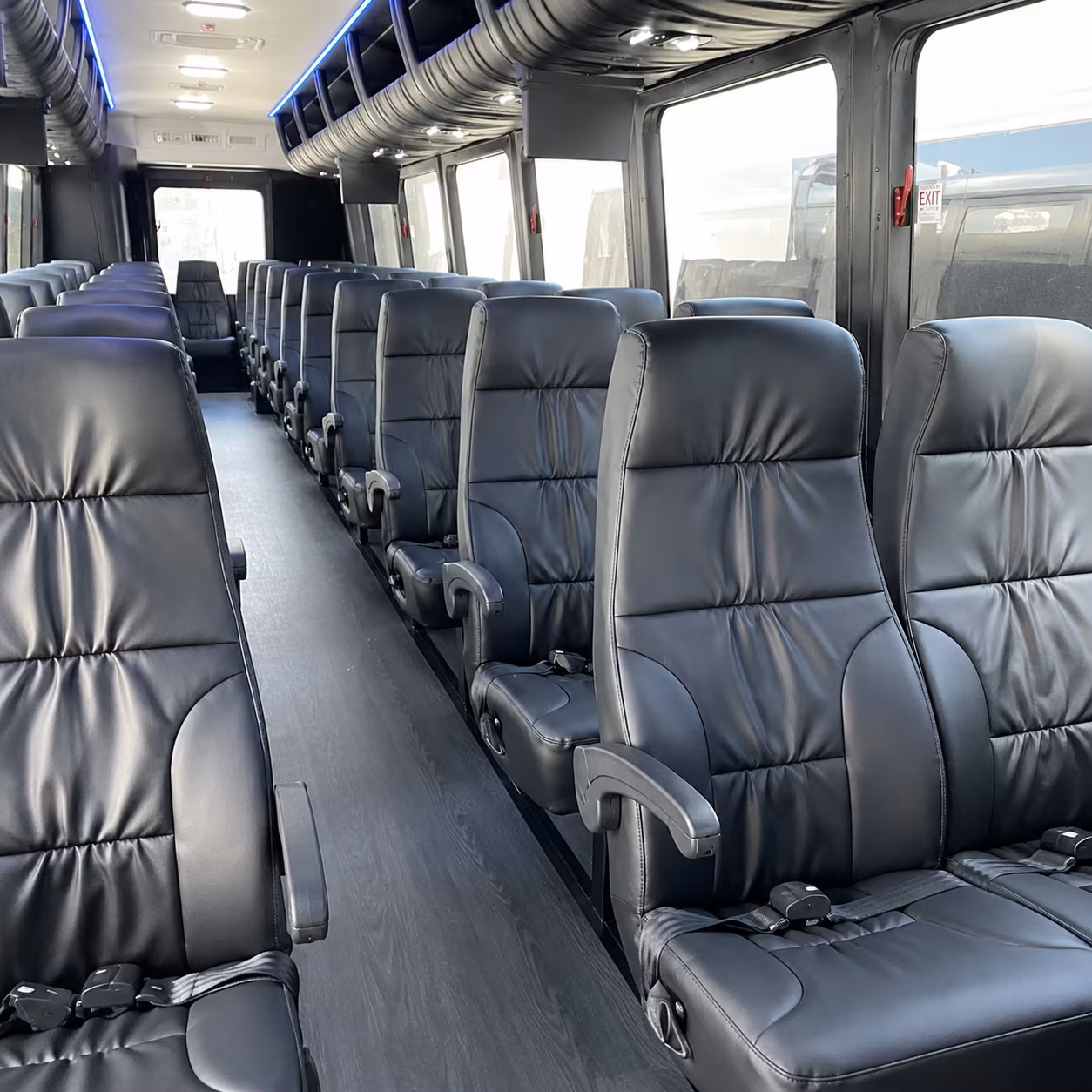 inglewood 25 passenger minibus interior