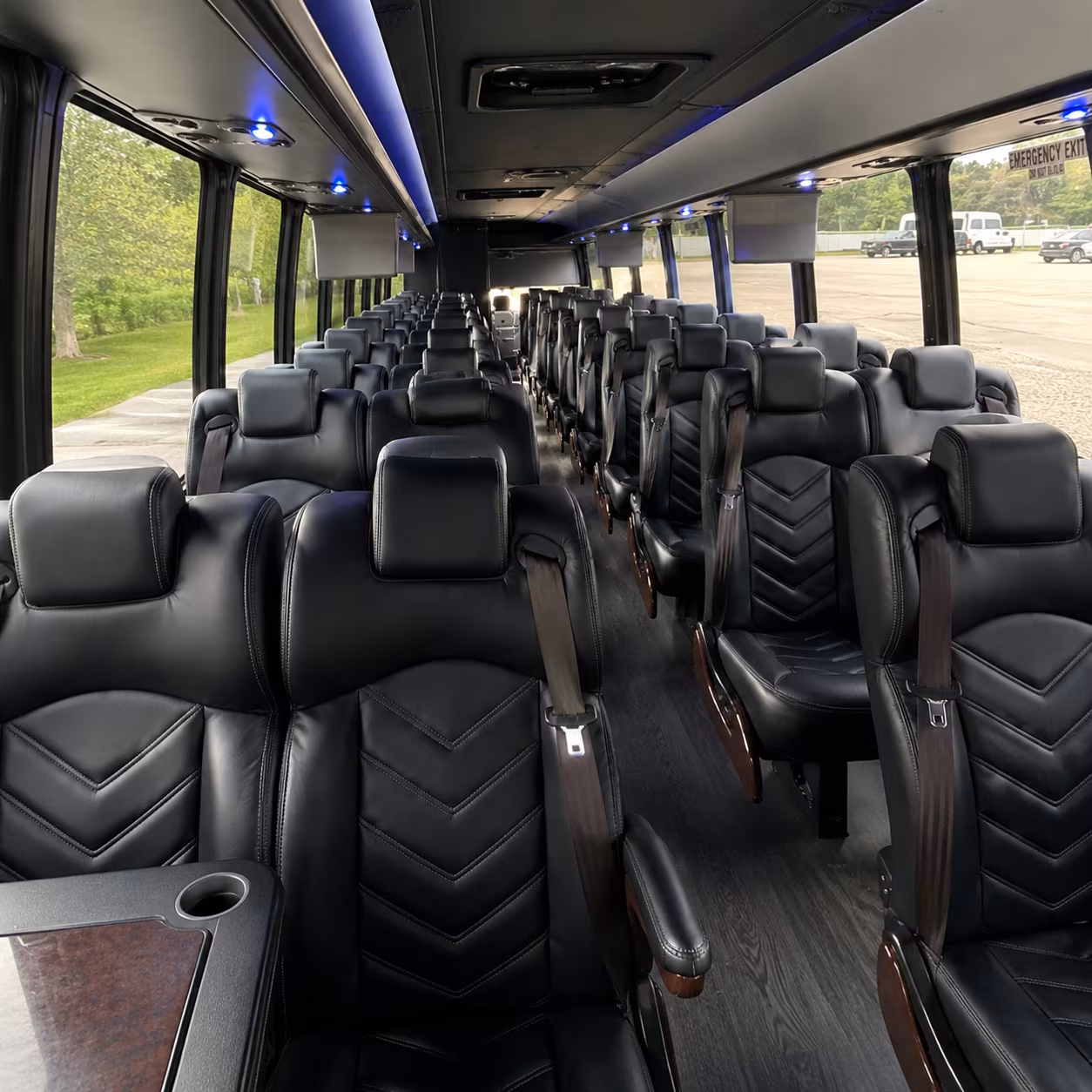 inglewood 30 passenger minibus inside