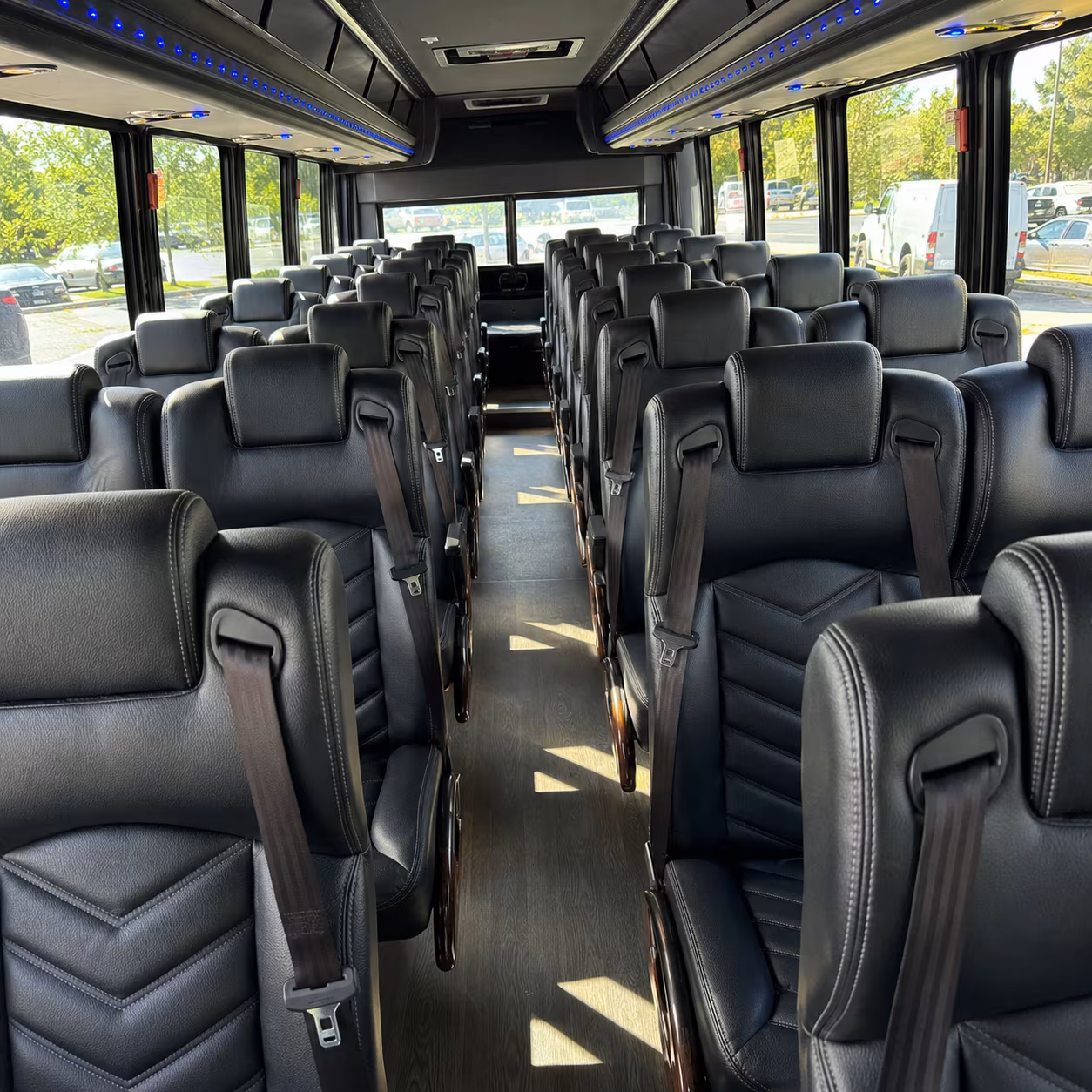 inglewood 30 passenger minibus interior