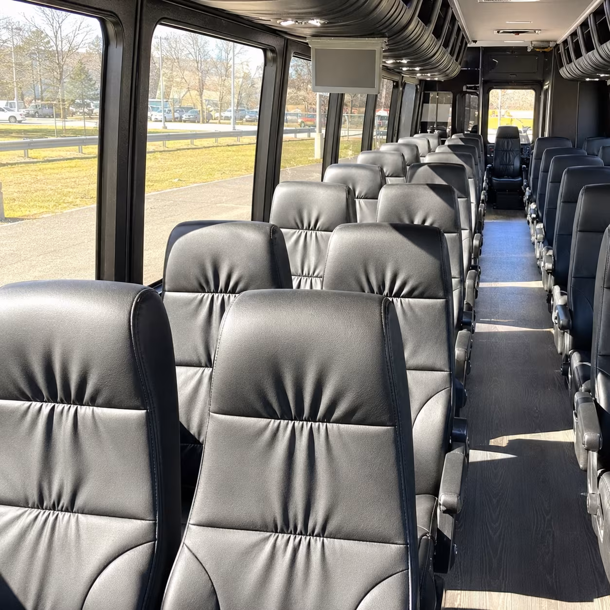 inglewood 35 passenger minibus inside