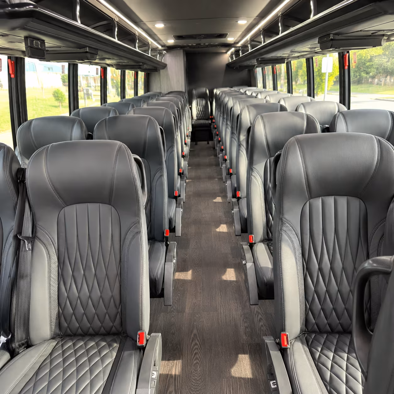 inglewood 35 passenger minibus interior