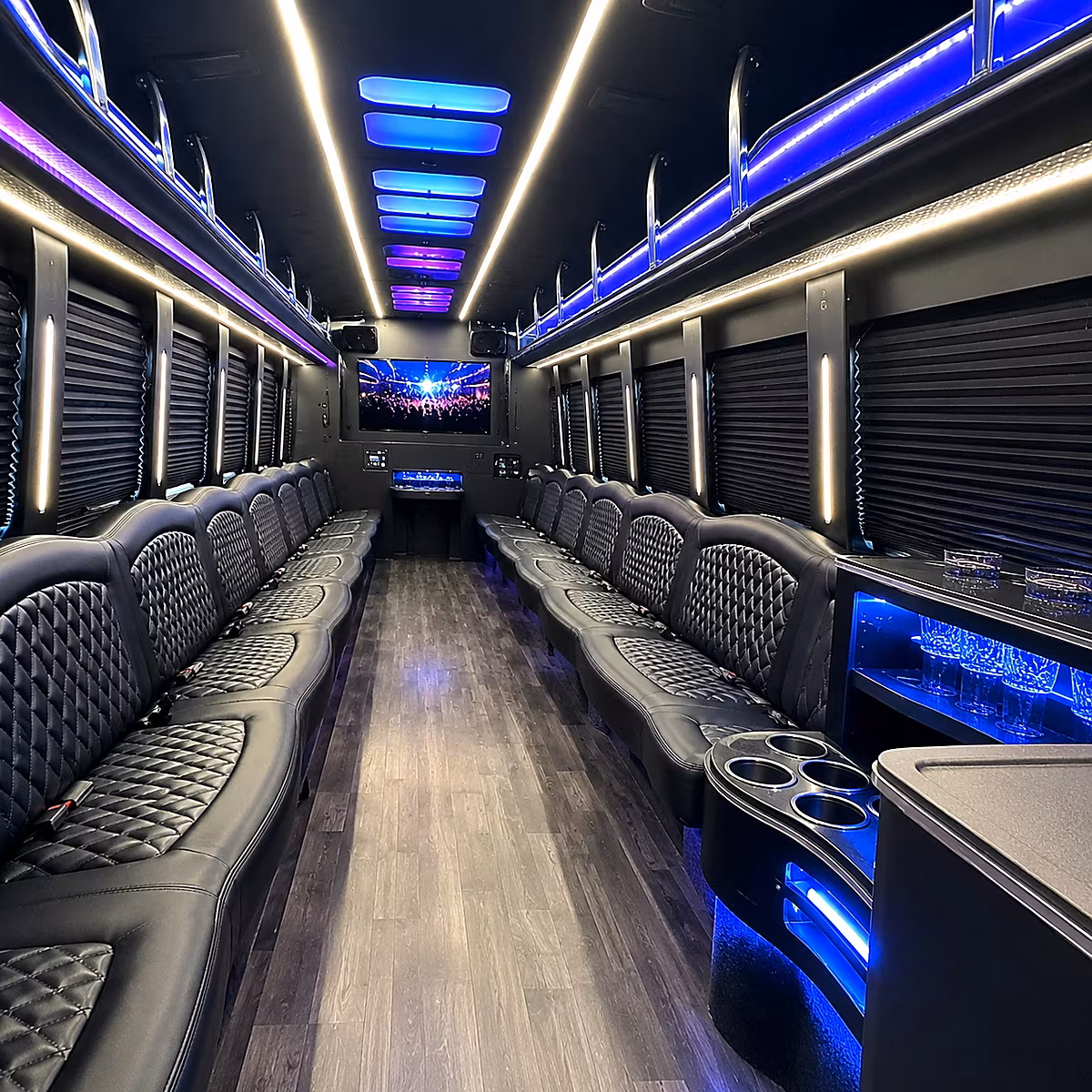 inglewood party bus rentals inside