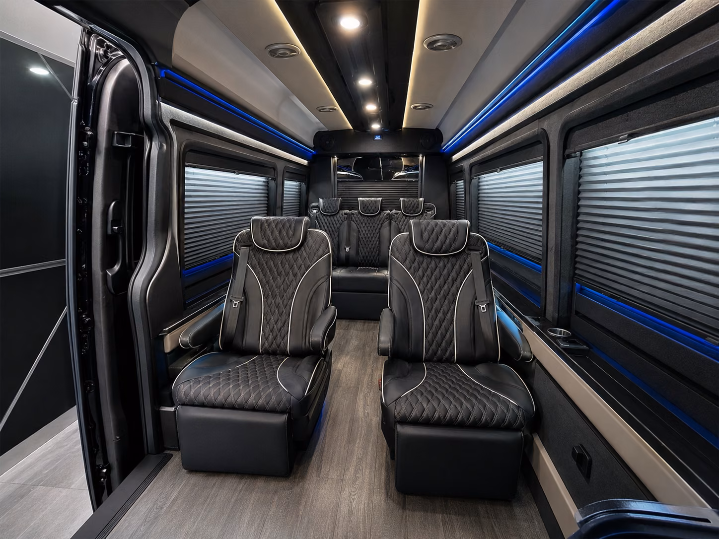 inglewood sprinter van with driver inside